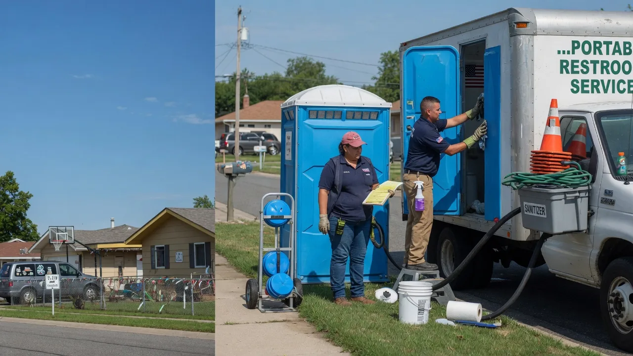 Portable Toilet Rental in Benson, IL near me